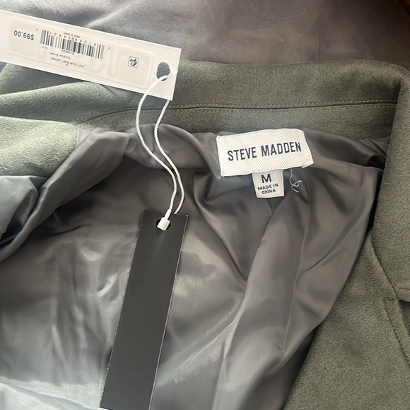 Not Your Baby Faux Suede Jacket - Green - Picture 6 of 7